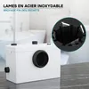 Wiltec Pompe de relevage 3/1 – 600 W – avec 3 entrées – Voir les images du produit 4