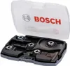 A set of Bosch Starlock cutting blades in a clear plastic case. Podgląd zdjęcia produktu