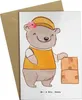 Mr. & Mrs. Panda Glückwunschkarte Paketzustellerin Herz - Produktbild-Vorschau 1