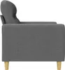vidaXL 3-Sitzer-Sofa Dunkelgrau 180 cm Stoff Produktbild-Vorschau 5