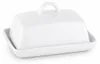 Porcelanowa maselniczka biała 16x13x6 cm Podgląd zdjęcia produktu 4