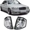 Weiße Klarglas Blinker für Mercedes W202 C Klasse 93-00 Produktbild-Vorschau 1