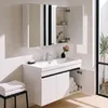 Badmöbel Set Weiß Venus | Waschtisch mit Unterschrank | Produktbild-Vorschau 7