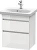 Waschtischunterbau DURASTYLE COMPACT 610x500x368mm weiß Produktbild-Vorschau 1