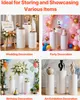 VEVOR Présentoir pour fleurs de mariage, 3 pièces, socle Voir les images du produit 6