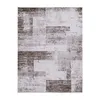 A rectangular rug with a geometric pattern is shown from a top-down view against a white background. Produktbild-Vorschau