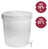 Browin Gärbehälter Mit Hahn Und Deckel, 30 L Produktbild-Vorschau 2