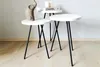 Wohnzimmer Couchtisch Beistelltisch Set 3x Modern Weiß MDF Produktbild-Vorschau 4