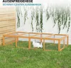 Wiltec XXL Freilaufgehege Holz 1800 x 900 x 480 mm, Kasten Produktbild-Vorschau 2