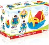 The image shows the packaging of a Dolu Jumbo Swing 3-in-1, with illustrations of children using the swing in different configurations. Produktbild-Vorschau