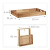 Tablette pliable Relaxdays, table d'appoint en bois de Voir les images du produit 5