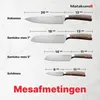 Matakumi  4dílná sada nožů v damascénském stylu – sada nožů Náhled obrázku produktu 3