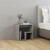vidaXL Noční stolek Concrete Grey 40x30x40 cm Dřevěný Náhled obrázku produktu 1