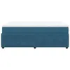 Boxspringbett mit Matratze Dunkelblau 140x200 cm Samt Produktbild-Vorschau 8