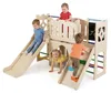 COSTWAY Kinderspeeltoestel met glijbaan en klimrek, 8-in-1 Productafbeelding-voorbeeld 1
