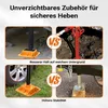 Podperná doska držiaka zdviháka Wiltec Farm Jack, podperná Náhľad obrázku produktu 6