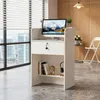 mpfangstheke mit LED-Beleuchtung, Moderner Rezeptionstresen Produktbild-Vorschau 5