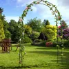 WISFOR Rosenbogen 240x140x37cm Metall Pergola Rankhilfe Produktbild-Vorschau 1