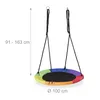 Relaxdays Nestschaukel, Ø 100 cm, Kinder & Erwachsene, Produktbild-Vorschau 4