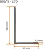 QUEST Weichsockelleiste Selbstklebend 70x20mm, 5m, Produktbild-Vorschau 4