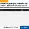 Exquisit Geschirrspüler GSP6312-030D weiss | Spülmaschine Produktbild-Vorschau 8