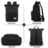 Cityrucksack Rolltop Rucksack Damen Herren, Rucksack Laptop Produktbild-Vorschau 7