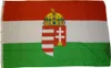 Bandiera Ungheria con stemma 90 x 150 cm bandiera con 2 Anteprima dell’immagine prodotto 1