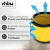 vhbw Faltenfilter kompatibel mit Lidl Parkside PNTS 1500 Produktbild-Vorschau 2