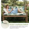 Polštář na zahradní lavičku 100 x 100 x 10 cm, venkovní Náhled obrázku produktu 4