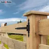 KOTARBAU® 2 ks T závesy čierne L: 350 mm krížové závesy Náhľad obrázku produktu 2