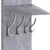 AKKE Betonový šatní panel MAXI - ALU háčky ŠxV: 60x120 cm Náhled obrázku produktu 3