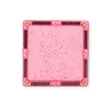 Cleverclixx Glitter Tiles Pack Transparent Rosa 16 Teile, Produktbild-Vorschau 2
