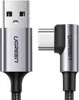 Ugreen Kątowy Kabel Przewód Usb - Usb Typ C 1M 3A Szary Podgląd zdjęcia produktu 19