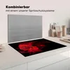 KitchenYeah© Herdabdeckplatte Rosen - Rot - Schwarz , Produktbild-Vorschau 3