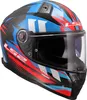 LS2 Integralhelm FF811 Vector II Carbon XL Blau / Rot Produktbild-Vorschau 7