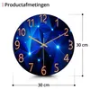 IvoQ Lautlose Wanduhr - 30 cm - Stilvolles und beruhigendes Produktbild-Vorschau 6
