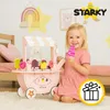 Glacier en bois pour enfants, jouets, trolley sur roues, Voir les images du produit 5