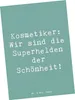 Mr. & Mrs. Panda Grußkarte Spruch Kosmetiker Helden - Produktbild-Vorschau 1