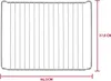 ICQN 460 x 370 mm Backofengitter für Backofenrost für Produktbild-Vorschau 2
