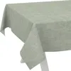 Tischdecke Melliert Blaugrau 180x120cm Schnittkante Produktbild-Vorschau 1