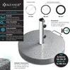 KESSER® Granit Sonnenschirmständer mit Edelstahlrohr, Produktbild-Vorschau 2