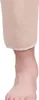 Close-up of a person's ankle and lower leg wearing a beige garment. Produktbild-Vorschau