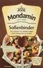 A box of Mondamin Soßenbinder with a serving suggestion of a meat and mushroom dish. Podgląd zdjęcia produktu
