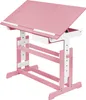 A pink and white adjustable children's desk. Náhled obrázku produktu