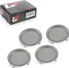 4x Universal Radnabenkappe Nabendeckel Felgendeckel Grau ø Produktbild-Vorschau 1