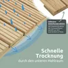 Holzfliese Kiefernholz 95x95cm - Fliese Geriffelt | Produktbild-Vorschau 4