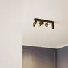 hoftronic LED-Deckenleuchte 4 Spots GU10 schwenkbar schwarz Produktbild-Vorschau 2
