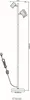 Globo Lighting Stehleuchte Metall grau matt, 2x GU10 LED Produktbild-Vorschau 15