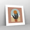 Poster - Poster ohne Rahmen - Minimalistisch Fenster Blume Produktbild-Vorschau 7