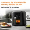 Freidora de aire 6L con ventana de visualización, freidora Vista previa de la imagen del producto 2